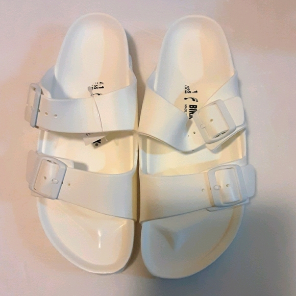 white birkenstocks size 4